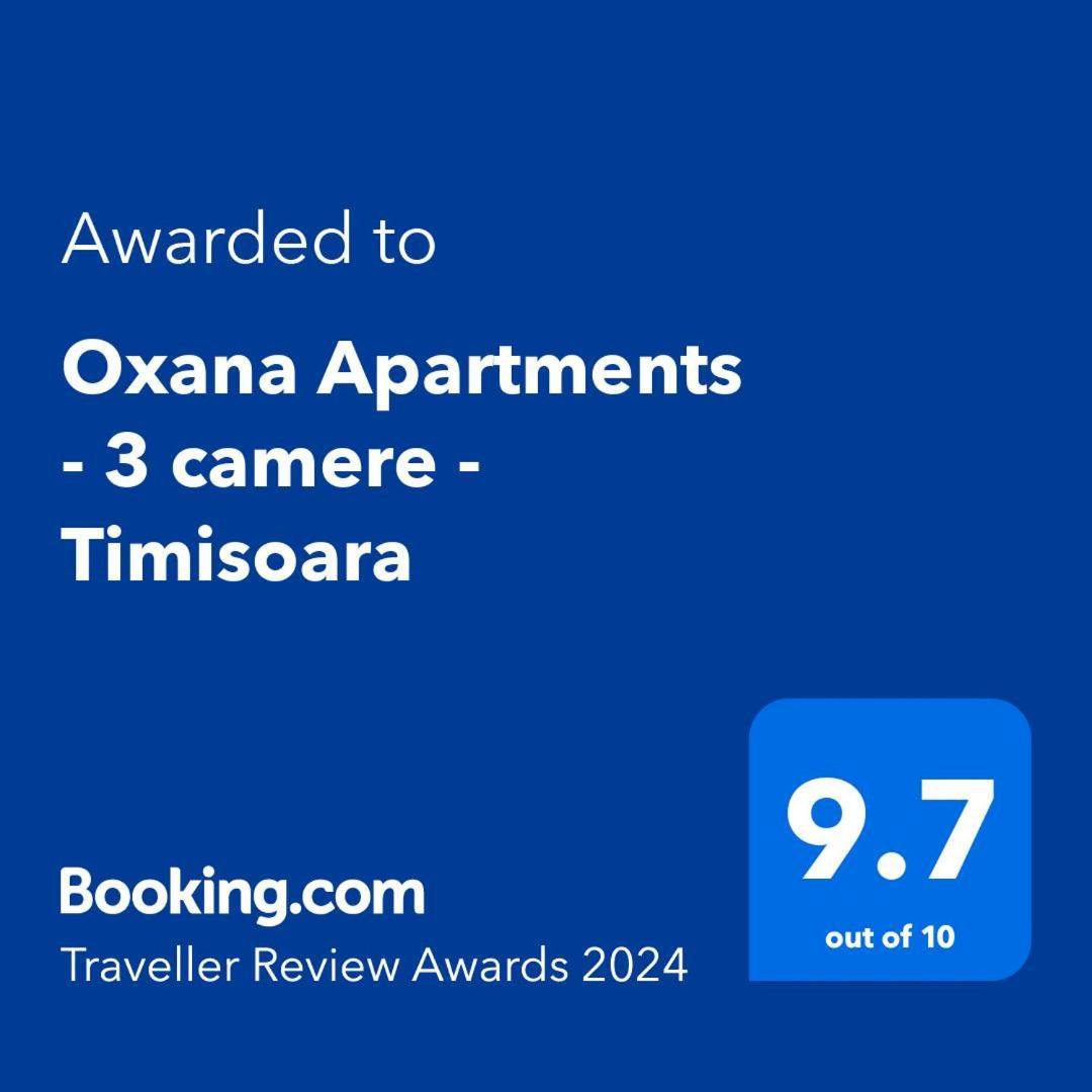Oxana Apartments - 3 Camere - 티미쇼아라 외부 사진